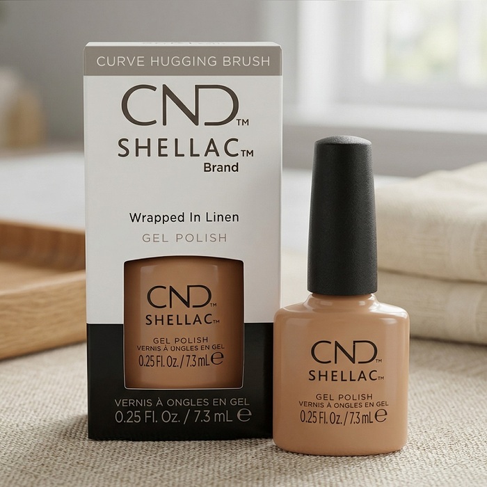 CND Shellac Gel Polish Wrapped In Linen - 7. 3ml