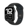 Apple Watch Series 10 GPS 42mm Jet Black Aluminium Case with Sport Band (S