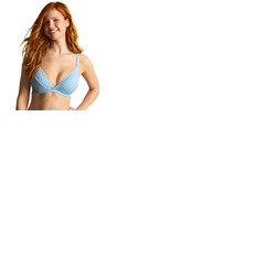 Panache Gingham Romy Demi Plunge Bikini Top