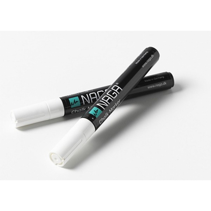 Naga Chalk Markers White 4. 5mm (Pack 2)