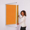 ColourPlus Tamperproof Noticeboard 900x600mm Orange