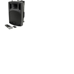 Portable PA with UHF Microphones, USB