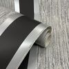 Stripe Wallpaper Black and Silver