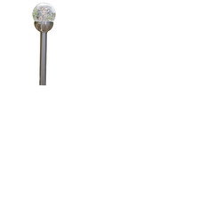 LED Solar Garden Light with Cracked Glass