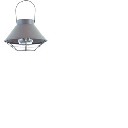 Solar Powered Steel Wire Hanging Lantern with On