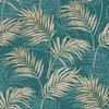 Lounge Palm Wallpaper Teal