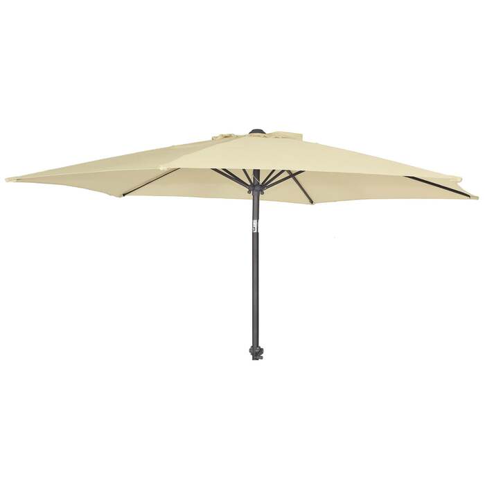 Alexander Rose 2. 7m Round Aluminium Tilting Parasol - Ecru