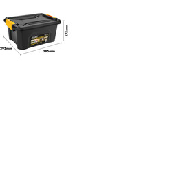Heavy Duty Polypropylene Storage Box with Clip on Lid