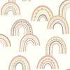 Boho Rainbow Wallpaper Blush