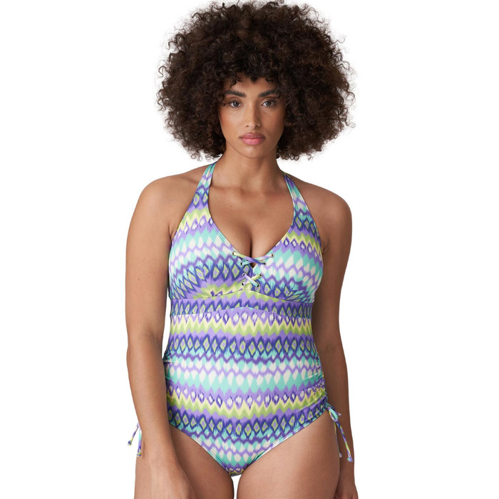 Prima Donna Swim Holiday Padded Triangle Swimsuit - Mezcalita Blue - S - 10