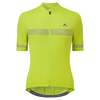 Nightvision Women's Short Sleeve Cycling Jersey Lime