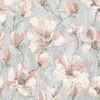 Camilla Floral Vinyl Wallpaper Blush Pink
