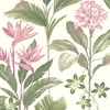 Oliana Floral Wallpaper Green