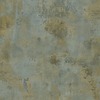 Galvanised Metal Textured Vinyl Wallpaper Blue