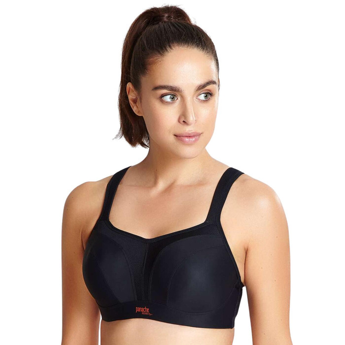 Panache Underwired Ultimate Sports Bra - Black - 36D