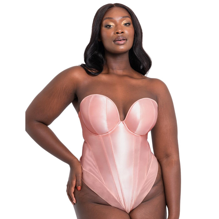 Scantilly by Curvy Kate Classique Plunge Strapless Bodysuit