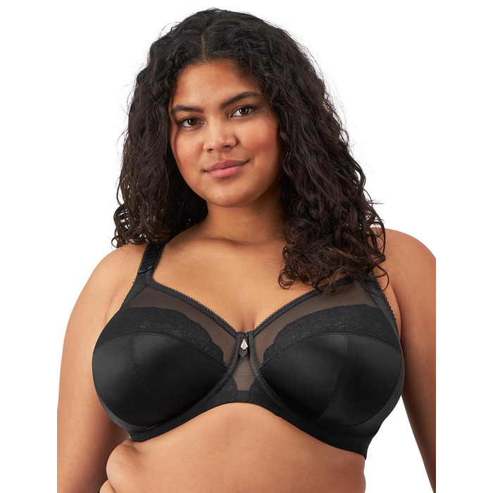 Elomi Cate Allure Underwired Bra - Black - 44HH