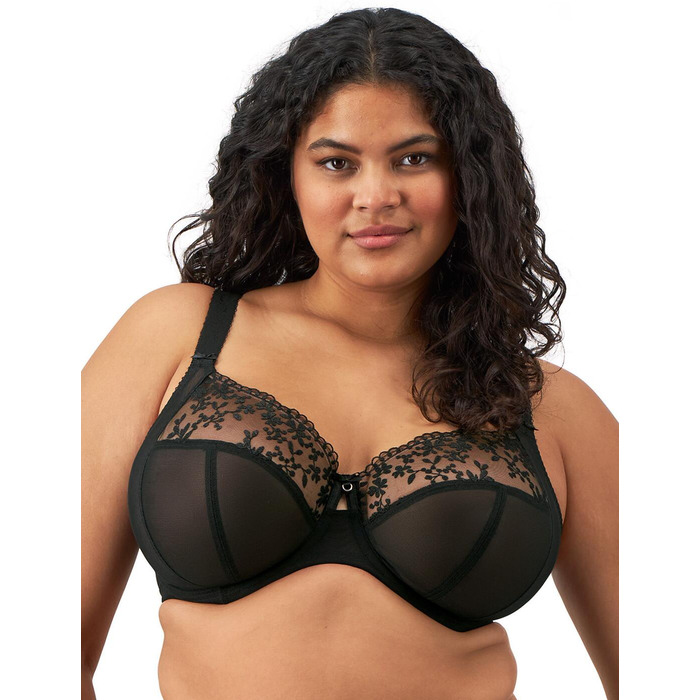 Elomi Zarla Underwired Bra - Black - 32G
