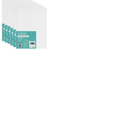 Exerz 24x30cm Canvas Panel 3mm 6pcs Pack 280gsm 100% Cotton