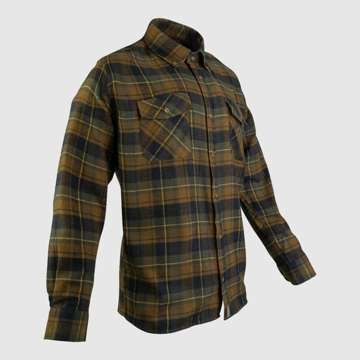 Jack Pyke Flannel Shirt Brown 2XL