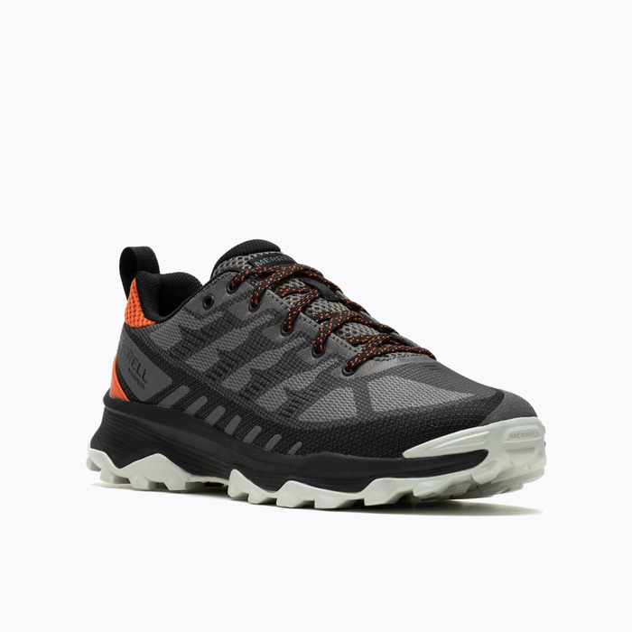 Merrell Speed Eco Men's Waterproof Shoe Charcoal/Tangerine 7. 5