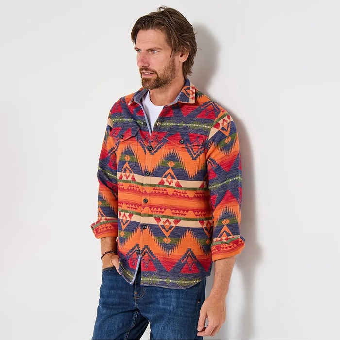 Joe Browns Men's Wildside Long Sleeve Shirt Multi L