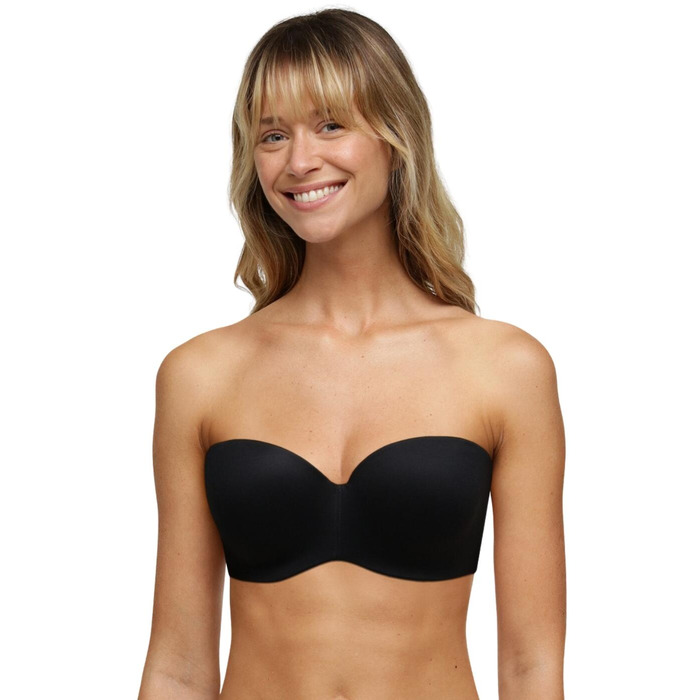 Chantelle Norah Bandeau Strapless T Shirt Bra - Black - 32B