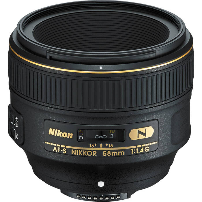 Nikon AF-S 58mm f/1. 4G Lens