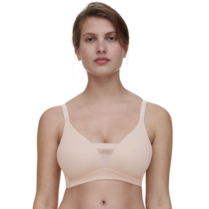 Chantelle Easy Bliss Wirefree T-Shirt Bra - Golden Beige - 32E