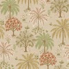 Tropical Trees Wallpaper Beige