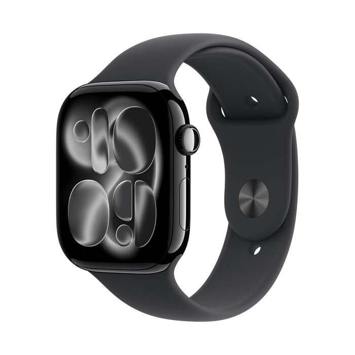Apple Watch Series 11 GPS 42mm Jet Black Aluminium Case with Sport Band (S