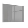 Casca Magnetic Glass Writing Board 1200 x 1000mm Metal Grey