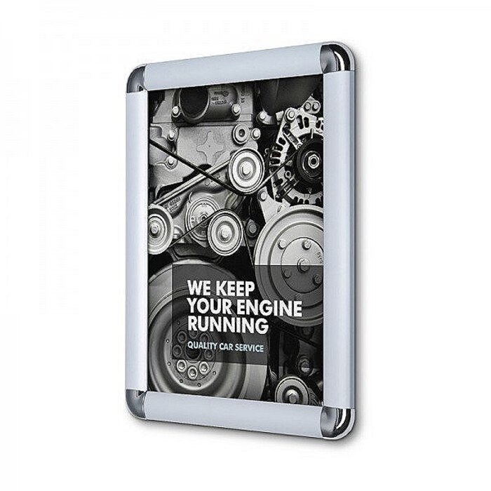 Snap Frame 25mm Profile Round Corner A1
