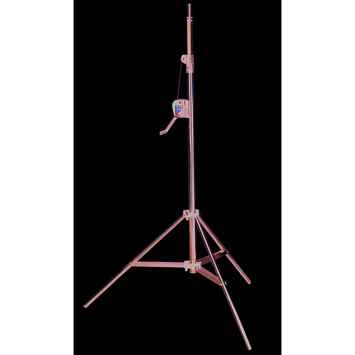 Doughty Nebula 42 Wind Up Lighting Stand 4. 20 Metres - Black