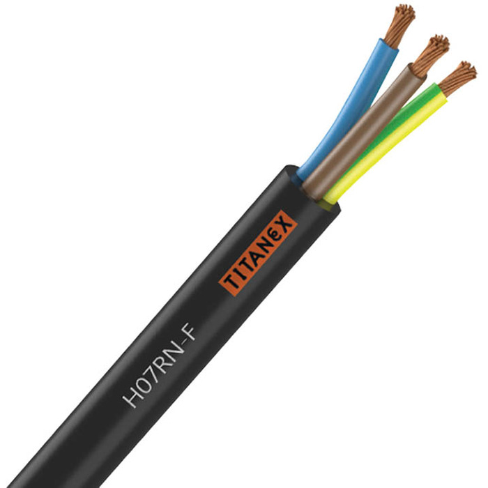 1. 5mm 3 Core Rubber Power Cable 100m H07-RNF by TitanEX