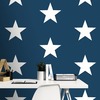 Star Wallpaper White on Navy