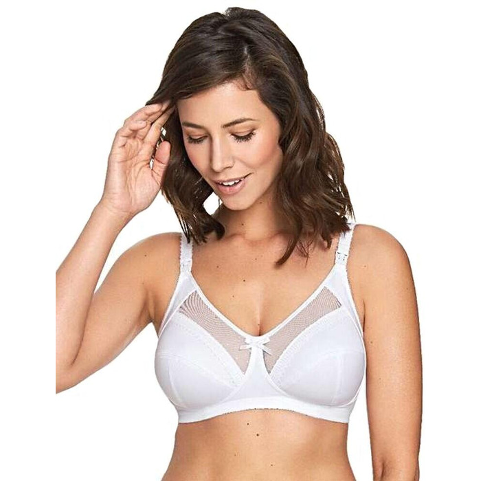 Royce Charlotte Nursing Bra - White - 36GG