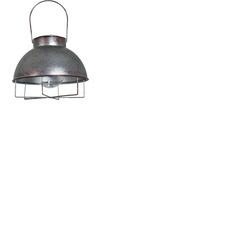 Rustic Solar Powered Hanging Lantern with On