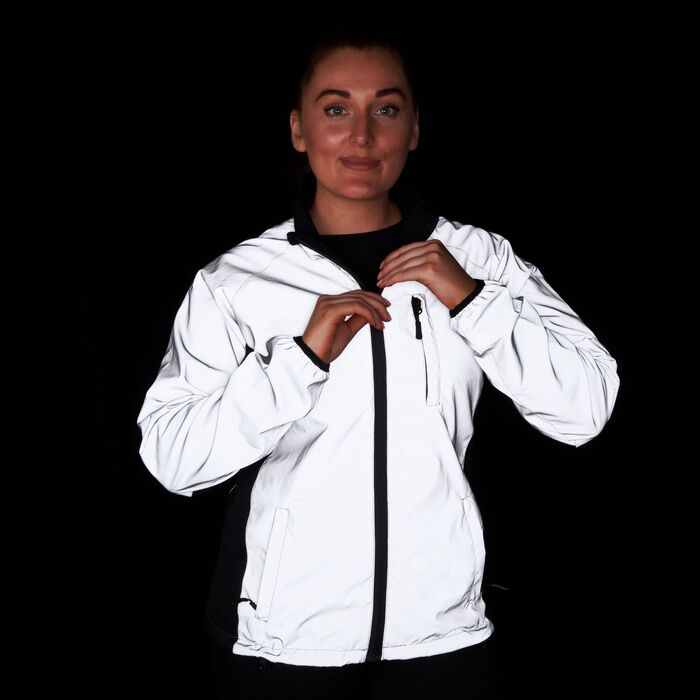 BTR Womens Reflective High Vis Cycling & Running Jacket (SECONDS)