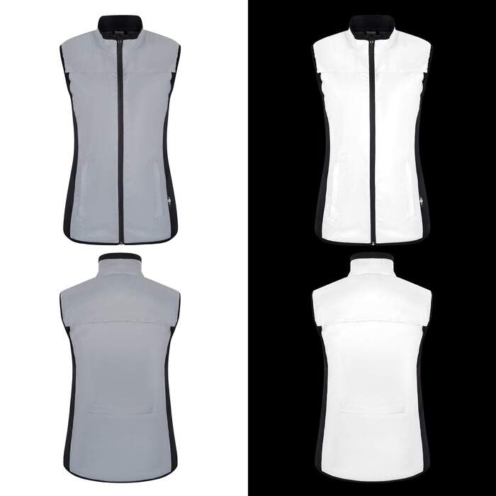 BTR Womens Reflective Cycling & Running High Vis Gilet (SECONDS)