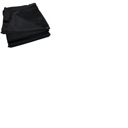 Black Pipe and Drape Curtain
