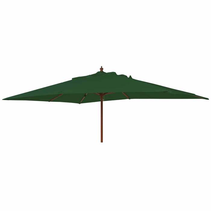 Alexander Rose 3m x 2m Hardwood Rectangular Garden Parasol