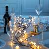 Noma Christmas Flexible 1. 8m Berry Branch Garland with 48 Warm White LED Lights