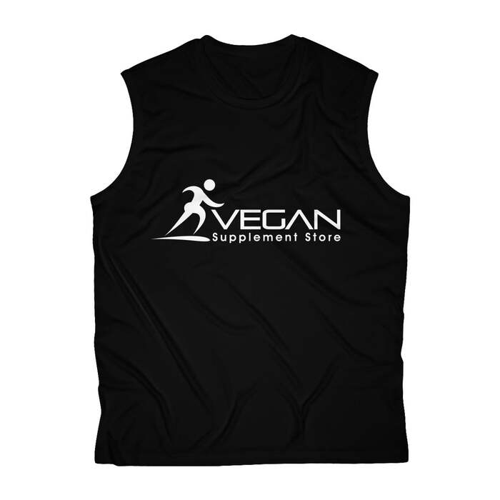 Men's Sleeveless Performance Tee, Black
