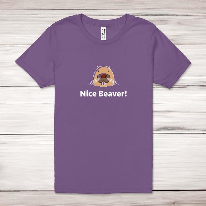 Nice Beaver (Coloured) Adult T