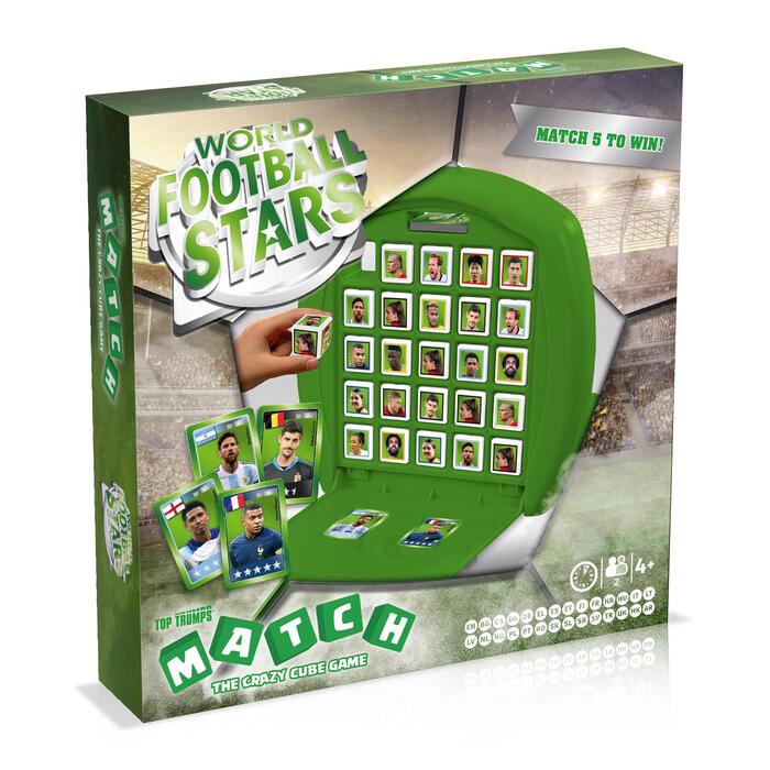 World Football Stars Green Top Trumps Match