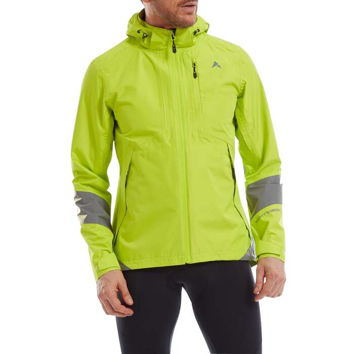 Nightvision Typhoon Men's Waterproof Jacket Lime | Medium | Altura