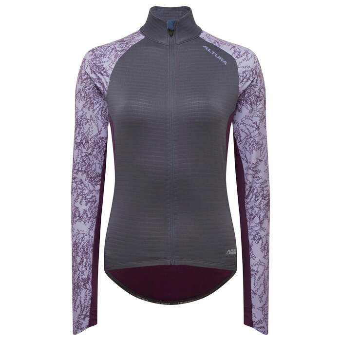 Icon Women's Long Sleeve Jersey | 12 | Polartec® Powergrid Fleece for Cold Weather Protection & Reflective Details for Visibility | Altura