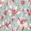 Camilla Floral Vinyl Wallpaper Pink