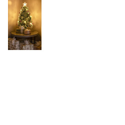 Green Fibre Optic Christmas Tree 3ft